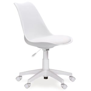 Silla Estudio Giratoria Lina Blanco