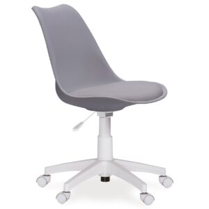 Silla Estudio Giratoria Lina Gris